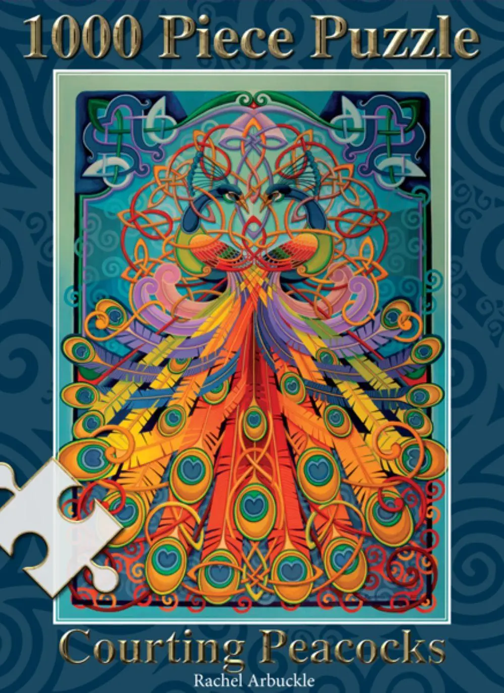 1000 Piece Courting Peacocks Jigsaw Puzzle